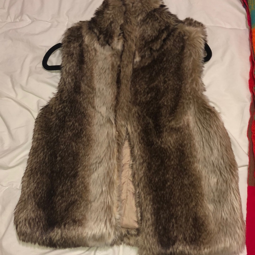 Brown Fur Vest
